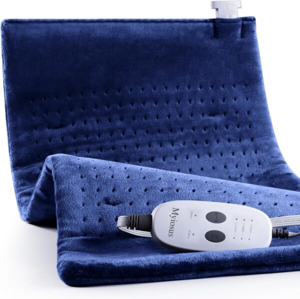 Massaging Weighted Heating Pad for Back Pain Relief,Heating ... - Image 2