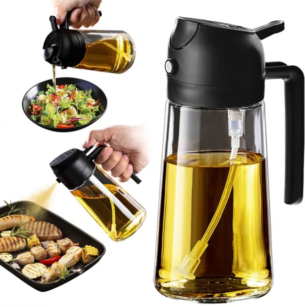 TrendPlain 16oz/470ml Glass Olive Oil Sprayer for Cooking - ... - Image 2