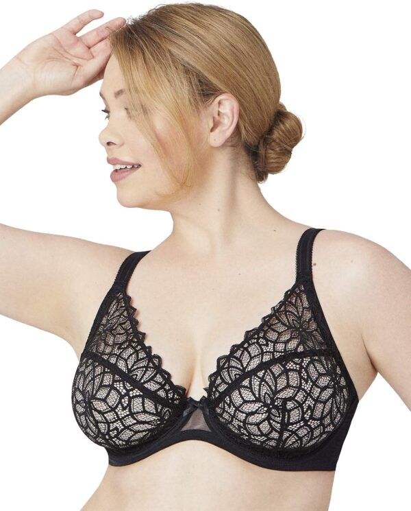 Glamorise Womens Women's Full Figure Sexy Stretch Lace Wonde... - Image 2
