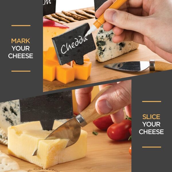 Charcuterie Board Gift Set - Bamboo Cheese Board and Charcut... - Image 6