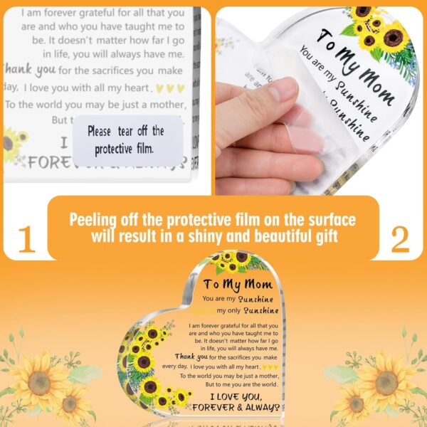 Mothers Day Mom Gifts for Mom from Daughter Son, 5.9×5.9 inc... - Image 5