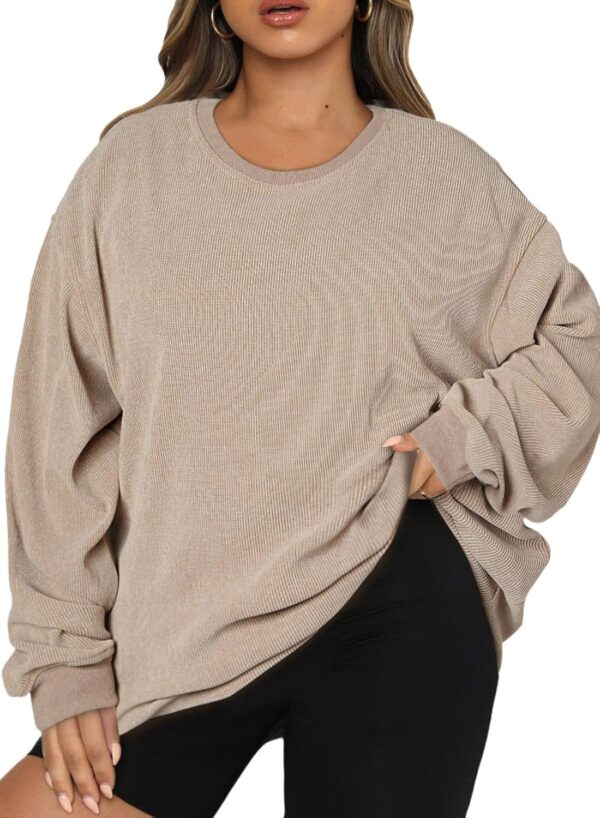 Eytino Women Plus Size Sweatshirts Long Sleeve Crew Neck Cas... - Image 2