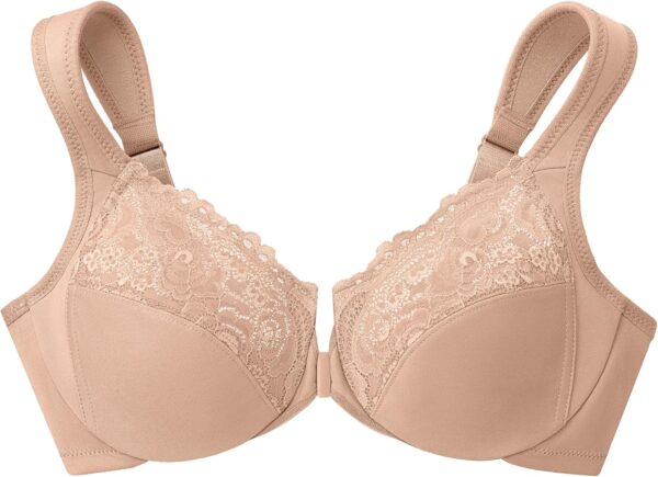 Glamorise Women's Wonderwire Front-closure Bra Underwire #12... - Image 5
