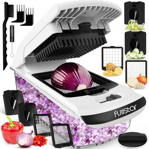 Fullstar Vegetable Chopper and Spiralizer - Food Chopper wit... - Image 2