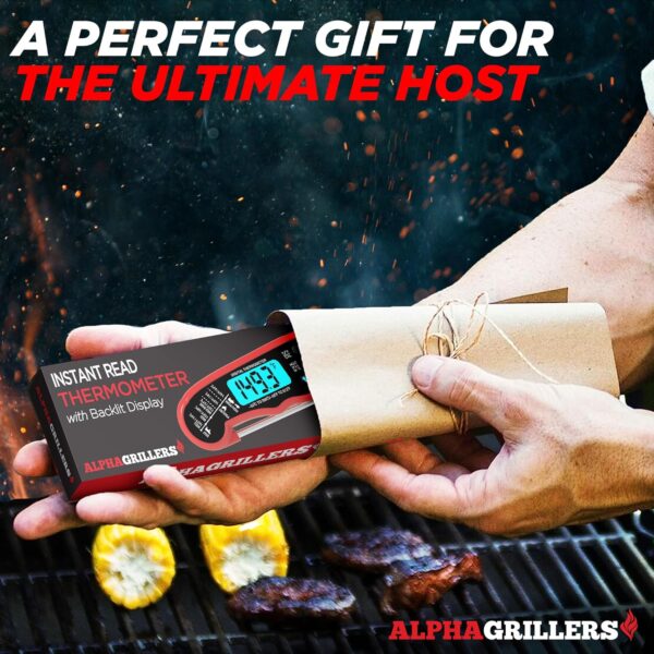 Alpha Grillers Meat Thermometer Digital - Instant Read Food ... - Image 7