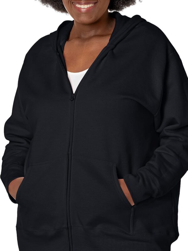 Just My Size Women's Ecosmart Fullzip Fleece Hoodie - Image 4