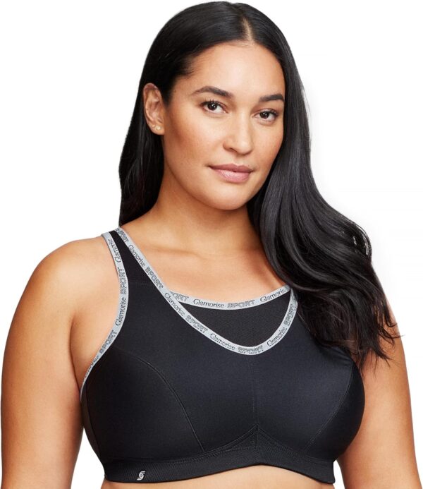 Glamorise Women's No-bounce Camisole Sports Bra Wirefree #10... - Image 10