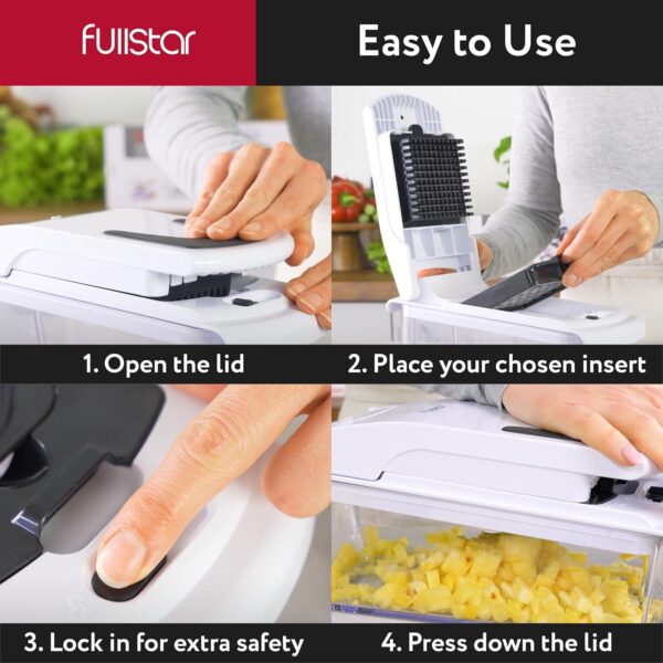 Fullstar Vegetable Chopper and Spiralizer - Food Chopper wit... - Image 6