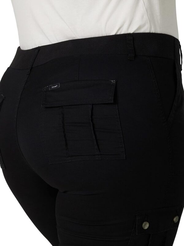 Lee womens Plus Size Ultra Lux Comfort With Flex-to-go Cargo... - Image 5