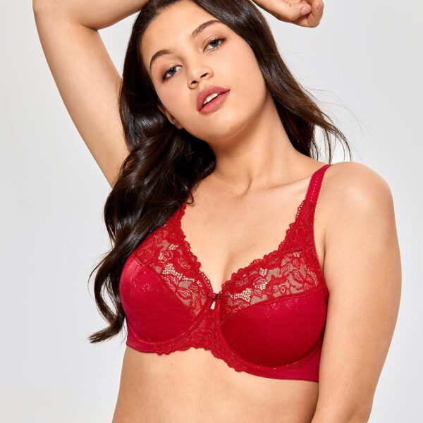 DELIMIRA Women's Plus Size Full Coverage Underwire Unlined M... - Image 6