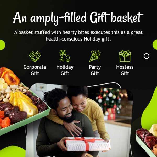 Oh! Nuts Dried Fruits and Nuts Gift Basket - Premium, Health... - Image 3