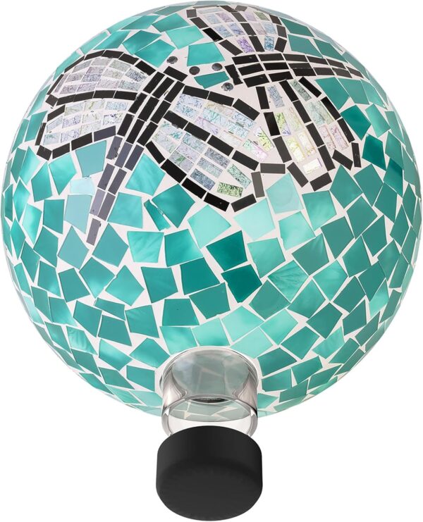 Alpine Corporation 10" Diameter Indoor/Outdoor Glass Mosaic ... - Image 9