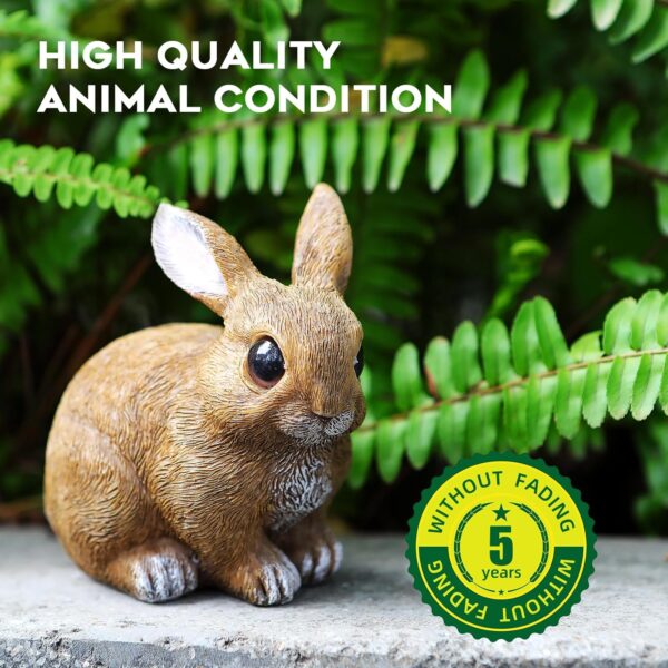 Bunny Decor Yard Decorations Outdoor Set of 3, Bunny Decorat... - Image 5
