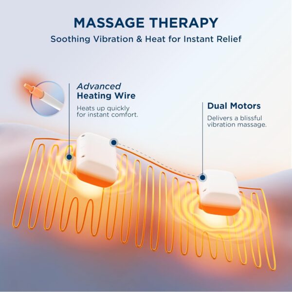 Bedsure Back Heating Pad for Neck and Shoulders, Weighted He... - Image 3