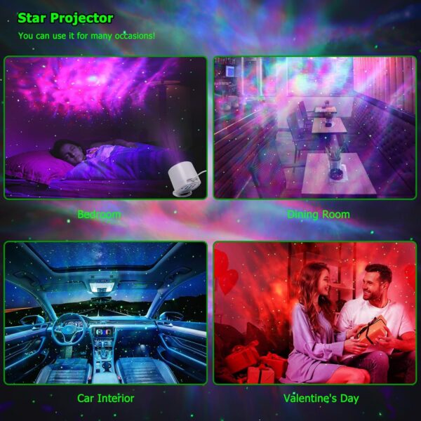 Galaxy Projector,Star Projector with Timer and Remote Contro... - Image 8