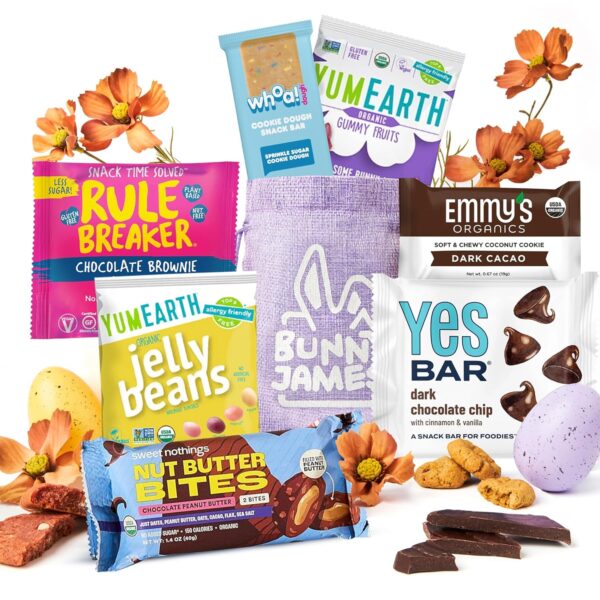 Vegan Mini Gift Basket - Cute Basket With Vegan Treats & Can... - Image 2