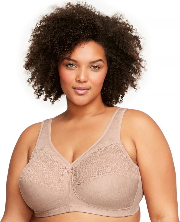 Glamorise Women's Plus Size MagicLift Moisture Control Bra W... - Image 7