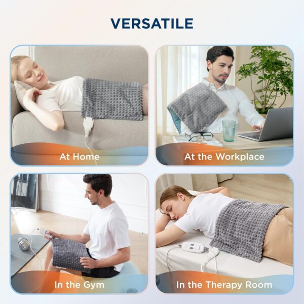 Bedsure Back Heating Pad for Neck and Shoulders, Weighted He... - Image 8
