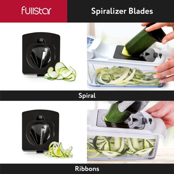 Fullstar Vegetable Chopper and Spiralizer - Food Chopper wit... - Image 8
