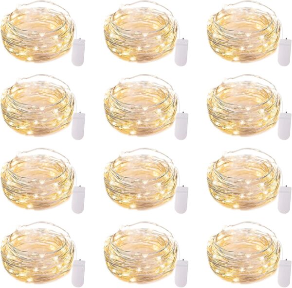 Brightown 12 Pack LED Fairy Lights Battery Operated String L... - Image 2