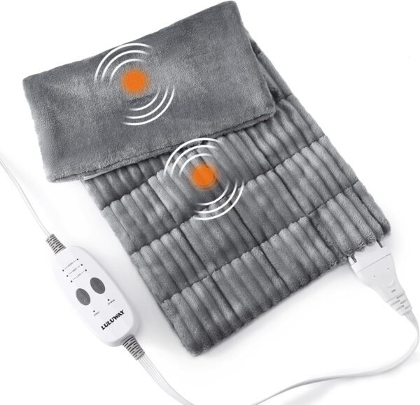 Weighted Heating Pad with Massager Electric Heating Pad for ... - Image 2