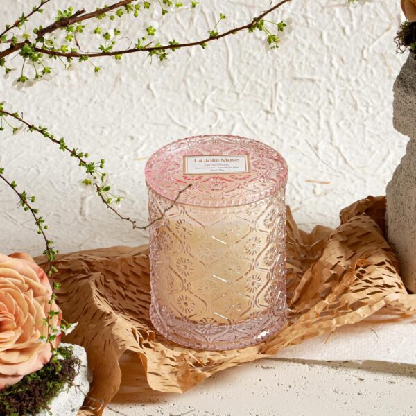 LA JOLIE MUSE Sandalwood Rose Candle, Scented Candles, Mothe... - Image 4