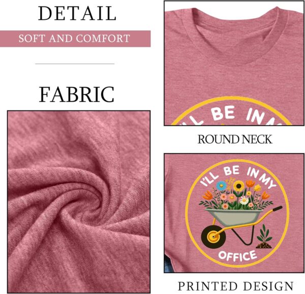 Garden Shirt for Women Plant Lover T Shirt Funny Gardening T... - Image 6