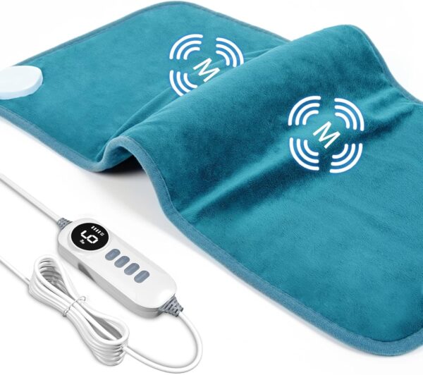 DAILYLIFE Massage Heating Pad, 12''x 24'' Electric Heated Pa... - Image 2