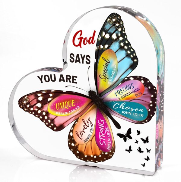 Christian Gifts for Women Birthday, Butterfly Inspirational ... - Image 2