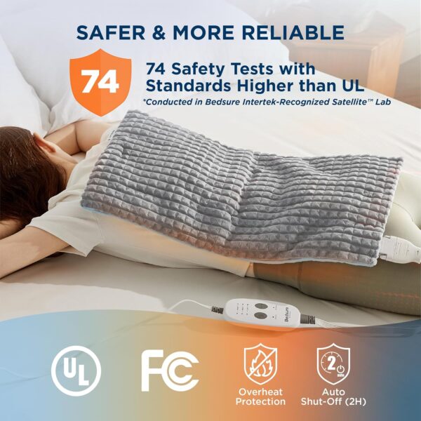Bedsure Back Heating Pad for Neck and Shoulders, Weighted He... - Image 9