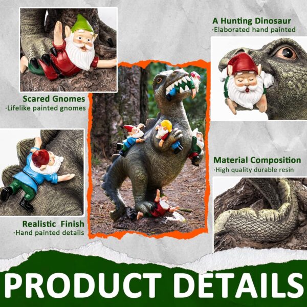 Garden Gnomes Statues Yard Decorations Outdoor Garden Decor,... - Image 3