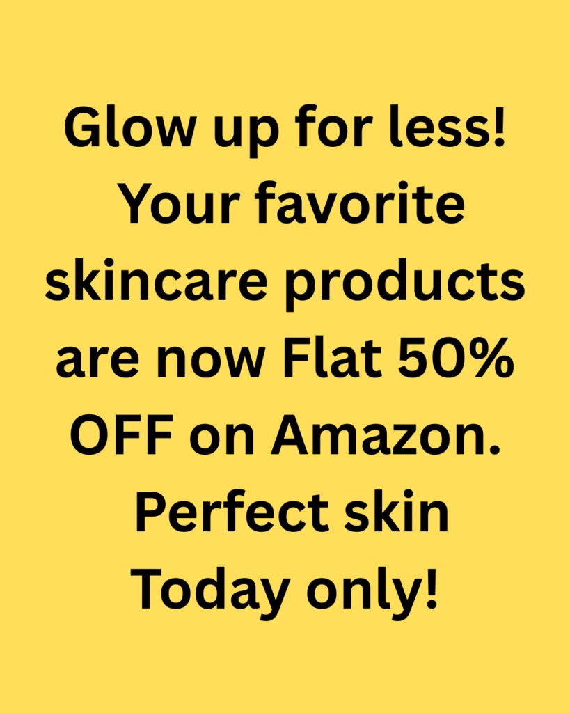 50% skin care Offer